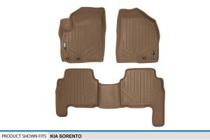 Maxliner USA - MAXLINER Custom Fit Floor Mats 2 Row Liner Set Tan for 2011-2013 Kia Sorento - All Models - Image 5