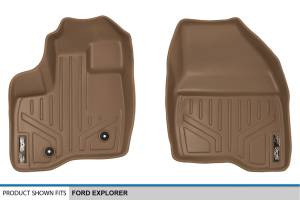 Maxliner USA - MAXLINER Custom Fit Floor Mats 1st Row Liner Set Tan for 2011-2014 Ford Explorer - All Models - Image 4
