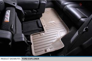 Maxliner USA - MAXLINER Custom Fit Floor Mats 3 Row Liner Set Tan for 2011-2014 Ford Explorer without 2nd Row Center Console - Image 5