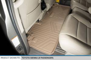 Maxliner USA - MAXLINER Custom Fit Floor Mats 2 Row Liner Set Tan for 2011-2012 Toyota Sienna 8 Passenger Models - Image 4