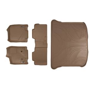 Maxliner USA - MAXLINER Custom Fit Floor Mats 2 Rows and Cargo Liner Set Tan for 2007-2010 Ford Edge / Lincoln MKX - Image 1