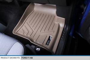 Maxliner USA - MAXLINER Custom Fit Floor Mats 1st Row Liner Set Tan for 2011-2014 Ford F-150 - All Models - Image 3