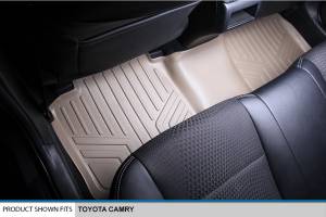 Maxliner USA - MAXLINER Custom Fit Floor Mats 2 Row Liner Set Tan for 2012-2015 Toyota Camry - All Models - Image 4