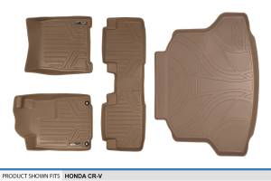 Maxliner USA - MAXLINER Custom Fit Floor Mats 2 Rows and Cargo Liner Set Tan for 2012-2016 Honda CR-V - All Models - Image 6