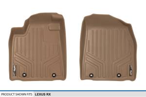 Maxliner USA - MAXLINER Custom Fit Floor Mats 1st Row Liner Set Tan for 2013-2015 Lexus RX350/RX450h - Image 4
