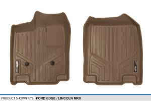 Maxliner USA - MAXLINER Custom Fit Floor Mats 1st Row Liner Set Tan for 2011-2014 Ford Edge / 2011-2015 Lincoln MKX - Image 4