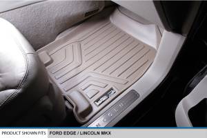 Maxliner USA - MAXLINER Custom Fit Floor Mats 2 Row Liner Set Tan for 2011-2014 Ford Edge / 2011-2015 Lincoln MKX - Image 3