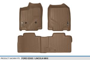 Maxliner USA - MAXLINER Custom Fit Floor Mats 2 Row Liner Set Tan for 2011-2014 Ford Edge / 2011-2015 Lincoln MKX - Image 5