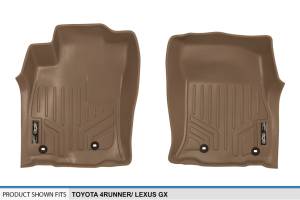 Maxliner USA - MAXLINER Custom Fit Floor Mats 1st Row Liner Set Tan for 2013-2019 Toyota 4Runner / 2014-2019 Lexus GX460 - Image 4
