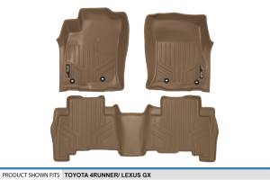 Maxliner USA - MAXLINER Custom Fit Floor Mats 2 Row Liner Set Tan for 2013-2019 Toyota 4Runner / 2014-2019 Lexus GX460 - Image 5