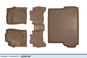 Maxliner USA - MAXLINER Custom Fit Floor Mats and Cargo Liner Set Tan for 2014-2019 Lexus GX460 - Image 6