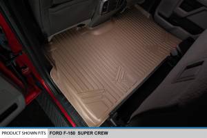 Maxliner USA - MAXLINER Custom Fit Floor Mats 2 Row Liner Set Tan for 2015-2019 Ford F-150 SuperCrew Cab with 1st Row Bucket Seats - Image 4