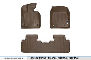 Maxliner USA - MAXLINER Custom Fit Floor Mats 2 Row Liner Set Tan for 2016-2019 Lexus RX (All Models) / 2018-2019 RXL (All Models) - Image 5