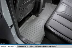 Maxliner USA - MAXLINER Custom Fit Floor Mats 2 Row Liner Set Grey for 2007-2013 Silverado/Sierra 1500/2500/3500 HD Extended Cab - Image 4
