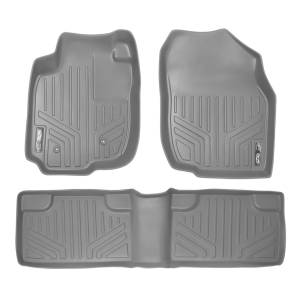 MAXLINER Custom Fit Floor Mats 2 Row Liner Set Grey for 2006-2012 Toyota RAV4 without 3rd Row Seat