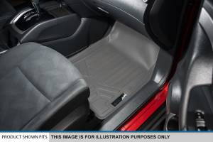 Maxliner USA - MAXLINER Custom Fit Floor Mats 2 Row Liner Set Grey for 2007-2011 Toyota Tundra CrewMax Cab - Image 3