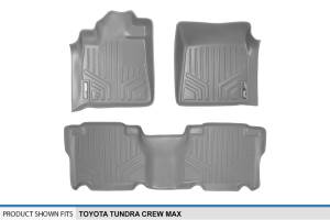 Maxliner USA - MAXLINER Custom Fit Floor Mats 2 Row Liner Set Grey for 2007-2011 Toyota Tundra CrewMax Cab - Image 5