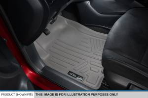 Maxliner USA - MAXLINER Custom Fit Floor Mats 2 Row Liner Set Grey for 2007-2011 Toyota Tundra Double Cab - Image 2
