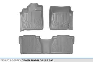 Maxliner USA - MAXLINER Custom Fit Floor Mats 2 Row Liner Set Grey for 2007-2011 Toyota Tundra Double Cab - Image 5