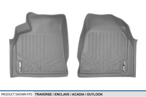 Maxliner USA - MAXLINER Custom Fit Floor Mats 1st Row Liner Set Grey for Traverse / Enclave / Acadia / Outlook - Image 4