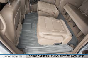 Maxliner USA - MAXLINER Floor Mats 3 Rows and Cargo Liner Behind 3rd Row Set Grey for 2008-2019 Caravan / Town & Country (Stow'n Go Only) - Image 4