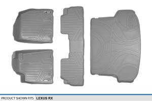 Maxliner USA - MAXLINER Custom Fit Floor Mats 2 Rows and Cargo Liner Set Grey for 2010-2012 Lexus RX350 / RX450h - Image 6