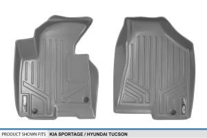 Maxliner USA - MAXLINER Custom Fit Floor Mats 1st Row Liner Set Grey for 2011-2013 Kia Sportage / 2010-2013 Hyundai Tucson - Image 4