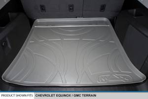 Maxliner USA - MAXLINER Custom Fit Floor Mats 2 Rows and Cargo Liner Set Grey for 2010-2011 Equinox / Terrain (Dual Front Floor Hooks) - Image 5