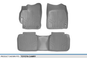 Maxliner USA - MAXLINER Custom Fit Floor Mats 2 Row Liner Set Grey for 2012-2015 Toyota Camry - All Models - Image 5