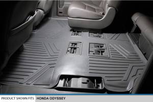 Maxliner USA - MAXLINER Custom Fit Floor Mats 3 Row Liner Set Grey for 2011-2017 Honda Odyssey - All Models - Image 4