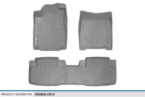 Maxliner USA - MAXLINER Custom Fit Floor Mats 2 Row Liner Set Grey for 2012-2016 Honda CR-V - All Models - Image 5