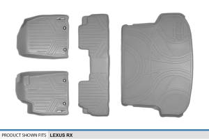 Maxliner USA - MAXLINER Custom Fit Floor Mats 2 Rows and Cargo Liner Set Grey for 2013-2015 Lexus RX350/RX450h - Image 6