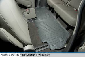 Maxliner USA - MAXLINER Custom Fit Floor Mats 3 Row Liner Set Grey for 2013-2020 Toyota Sienna 8 Passenger Model Only - Image 5