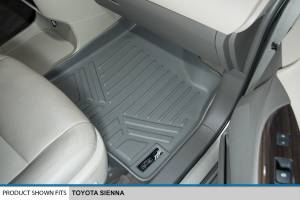 Maxliner USA - MAXLINER Floor Mats 3 Rows and Cargo Liner Behind 3rd Row Set Grey for 2013-2020 Toyota Sienna 8 Passenger Model Only - Image 3