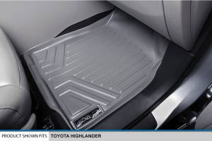 Maxliner USA - MAXLINER Custom Fit Floor Mats 2 Row Liner Set Grey for 2014-2019 Toyota Highlander - All Models - Image 3