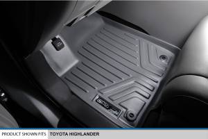 Maxliner USA - MAXLINER Custom Fit Floor Mats 3 Row Liner Set Grey for 2014-2019 Toyota Highlander with 2nd Row Bench Seat - Image 2