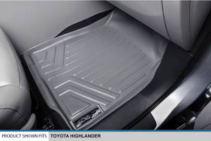 Maxliner USA - MAXLINER Custom Fit Floor Mats 3 Row Liner Set Grey for 2014-2019 Toyota Highlander with 2nd Row Bench Seat - Image 3