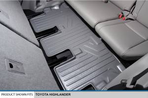 Maxliner USA - MAXLINER Custom Fit Floor Mats 3 Row Liner Set Grey for 2014-2019 Toyota Highlander with 2nd Row Bench Seat - Image 5