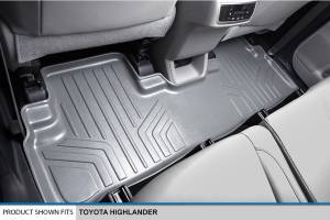 Maxliner USA - MAXLINER Floor Mats 3 Rows and Cargo Liner Behind 2nd Row Set Grey for 2014-2019 Toyota Highlander with 2nd Row Bench Seat - Image 4