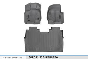 Maxliner USA - MAXLINER Custom Fit Floor Mats 2 Row Liner Set Grey for 2015-2019 Ford F-150 SuperCrew Cab with 1st Row Bench Seats - Image 5