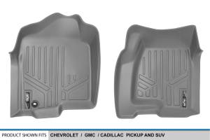 Maxliner USA - MAXLINER Floor Mats Liner Grey for 1999-2007 Silverado/Sierra 1500/2500/3500 / 2000-2006 Tahoe/Yukon/Suburban/Yukon XL - Image 4