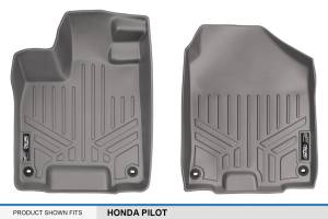 Maxliner USA - MAXLINER Custom Fit Floor Mats 1st Row Liner Set Grey for 2016-2019 Honda Pilot - Image 4