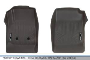 Maxliner USA - MAXLINER Custom Fit Floor Mats 1st Row Liner Set Cocoa for 2015-2019 Chevy Colorado / GMC Canyon - All Models - Image 4