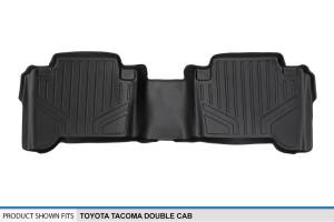 Maxliner USA - MAXLINER Custom Fit Floor Mats 2nd Row Liner Black for 2005-2015 Toyota Tacoma Double Cab - Image 3