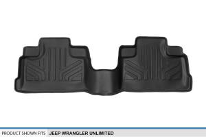 Maxliner USA - MAXLINER Custom Fit Floor Mats 2nd Row Liner Black for 2007-2013 Jeep Wrangler Unlimited - Image 3