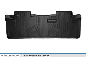 Maxliner USA - MAXLINER Custom Fit Floor Mats 2nd Row Liner Black for 2011-2020 Toyota Sienna 8 Passenger Model - Image 3