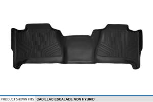 Maxliner USA - MAXLINER Custom Fit Floor Mats 2nd Row Liner Black for 2007-2014 Cadillac Escalade (No Hybrid Models) - Image 3