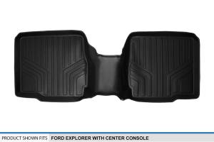 Maxliner USA - MAXLINER Custom Fit Floor Mats 2nd Row Liner Black for 2011-2019 Ford Explorer with 2nd Row Center Console - Image 3