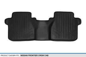 Maxliner USA - MAXLINER Custom Fit Floor Mats 2nd Row Liner Black for 2005-2019 Nissan Frontier Crew Cab - Image 3