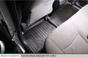 Maxliner USA - MAXLINER Custom Fit Floor Mats 2nd Row Liner Black for 2012-2015 Toyota Prius (No Prius V or C Models) - Image 2